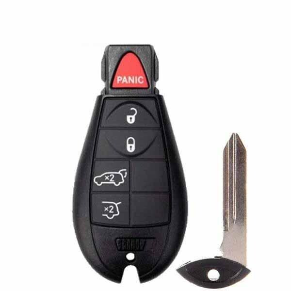 Keyless Factory KeylessFactory:Fobik Remotes:Jeep 5B Fobik Remote Key Fob w/ Trunk & RS - RK-CHY-FBK-2