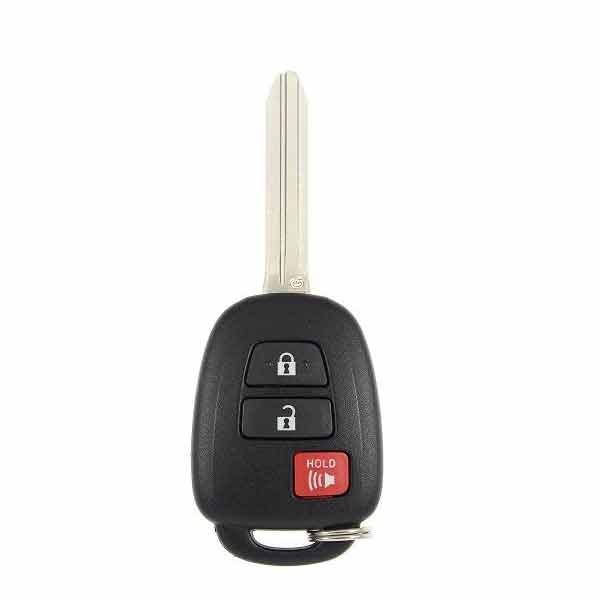 Keyless Factory KeylessFactory: 2012-2017 TOYOTA PRIUS C REMOTE HEAD KEY 3B (G CHIP) - RHK-TOY-BDM-G-3