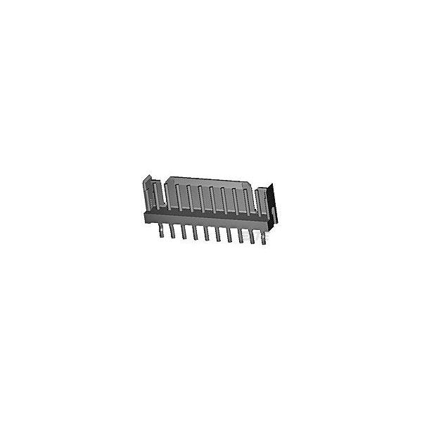 Conectores y cajas de alambre de TE Connectivity, Ensamblaje de clavijas P/Cabecera V de 6 pines con curva negra - 6-292161-6