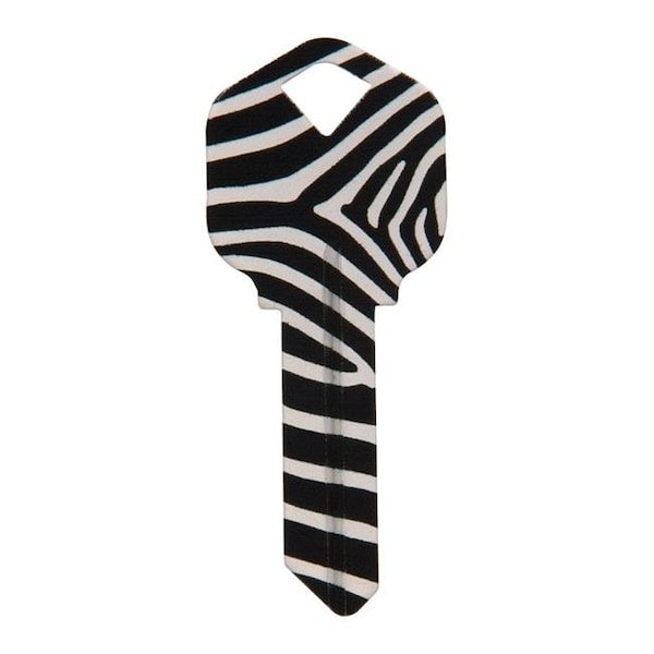 Hillman Hillman 5005182 Wackey Zebra House & Office Universal Key Blank with Single Sided - Case of 6 - 5005182