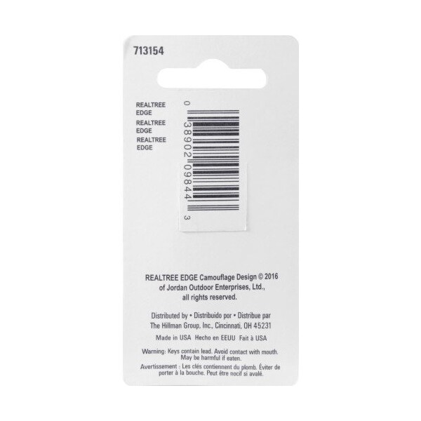 Hillman HILLMAN RealTree Green House/Office Universal Key Blank KW1 Single - 713154