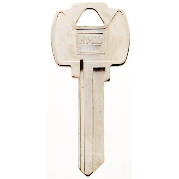 Hy-Ko Key Blank, Brass, Nickel, For Falcon Cabinet, House Locks and Padlocks - 11010FA3