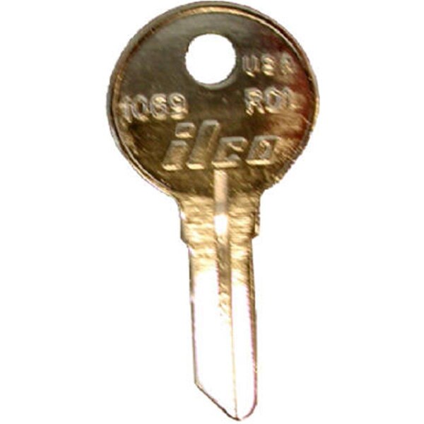 Dormakaba RO1-1069 0.9 x 0.1 in. Ilco Key Blank For National Cabinet Lock 5 Pin, 10PK - 584573
