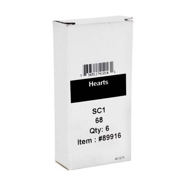 Hillman HILLMAN Wackey Hearts House/Office Universal Key Blank SC1 Single, PK6 - 89916