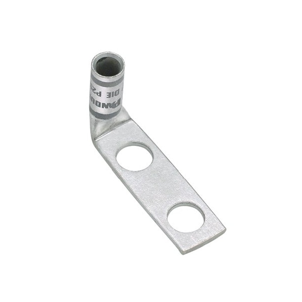 Perno de compresión de cobre Panduit, 2 orificios, #8 AWG, 1/4 (6.4mm) Stud, LCD8-14BF-L - LCD8-14BF-L.