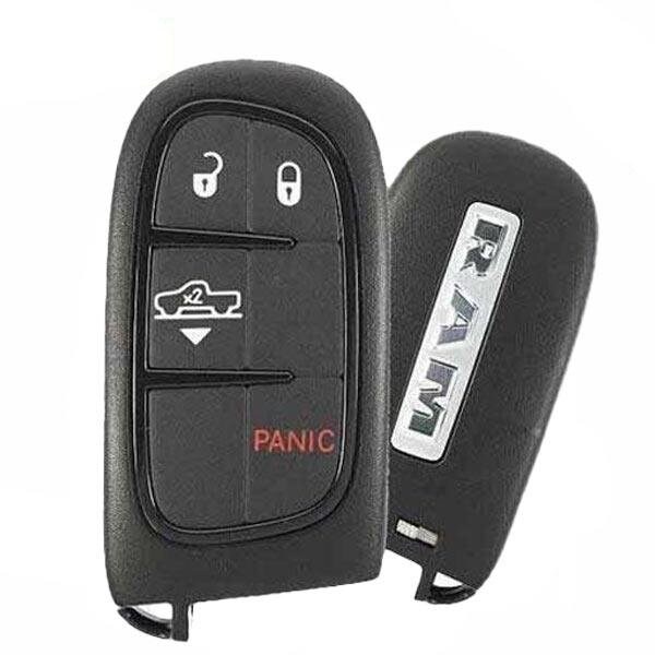 Oem OEM: NEW: 2013-2017 Dodge Ram / 4-Button Smart Key / PN: 68159656AF / GQ4-54T (OEM) - RSK-DDG-54T-4