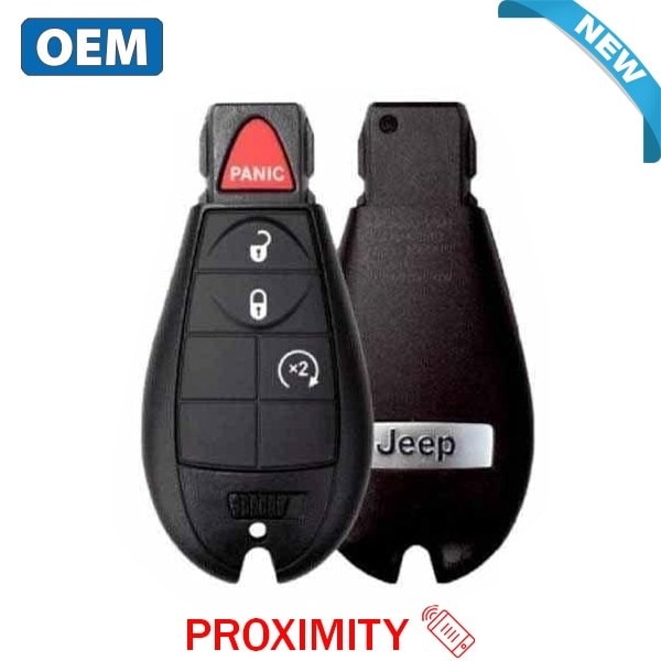 Jeep OEMNEW 2011-2013 Grand Cherokee / 4-Button "Keyless -N-Go" Fobik / PN56046736AA / IYZ-C01C - RSK-JP-6736