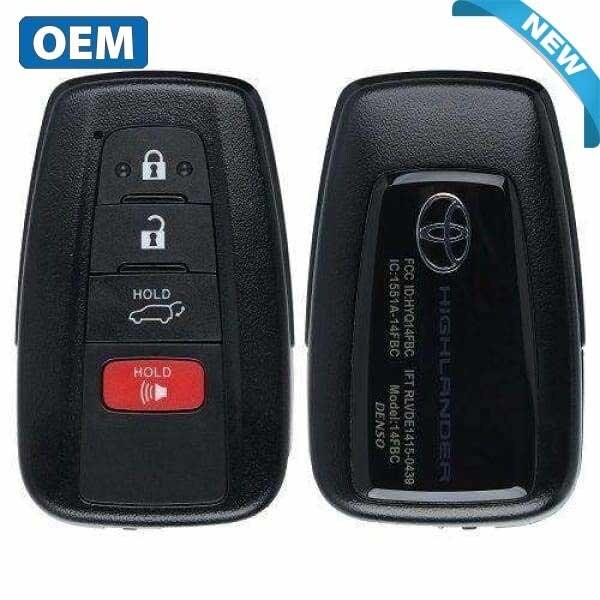 Toyota OEMNEW2020 Highlander Hybrid / 4-Button Smart Key / PN8990H-0E030 / HYQ14FBC / Board 0351 (OEM) - RSK-TOY-0E030