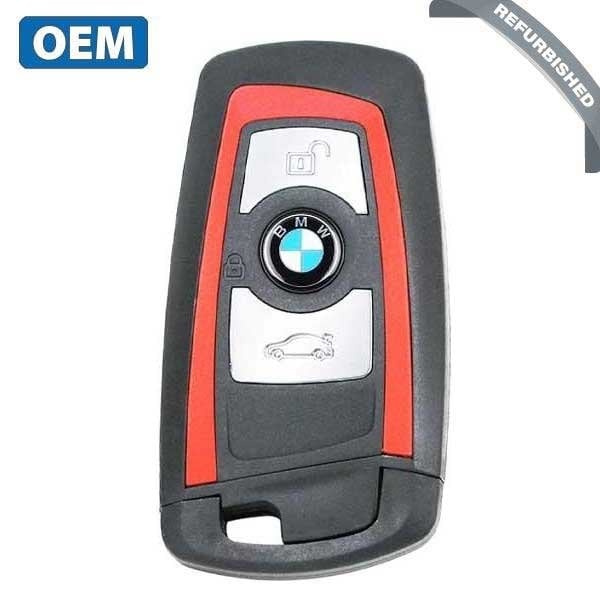 Bmw OEMREF2009 - 2014 F -Series Smart Key / 3-Button 434 MHZ / YGOHUF5767 - Red - RSK-ULK370-RED