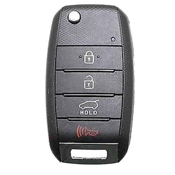Oem RFB: 2014 - 2019 Kia Soul / Remote Flip Key / 4-Button / Hatch / Gen 2 / PN:95430-B2101 / OSLOK - RFK-KIA065