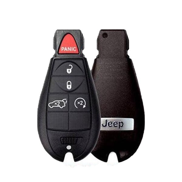 Oem 2009-2013 Jeep Grand Cherokee / 5-Button Keyless Go Fobik / PN: 56046735AG / IYZ-C01C (OEM) - RSK-FBK015-KG