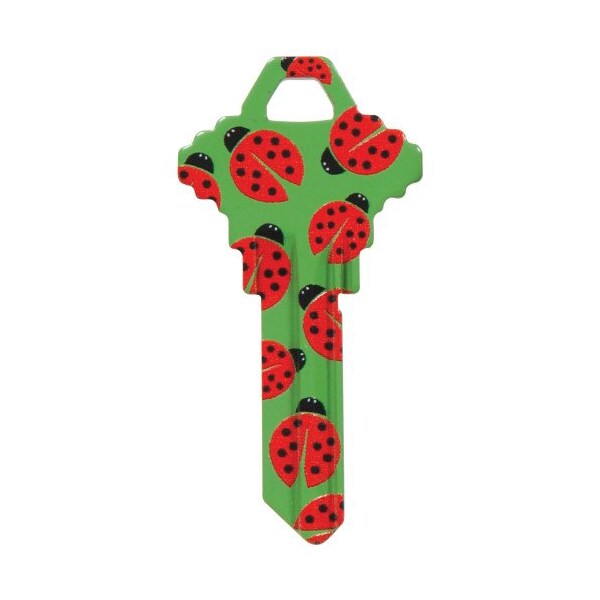 Hillman HILLMAN Wackey Lady Bugs House/Office Universal Key Blank SC1 Single, PK6 - 87395