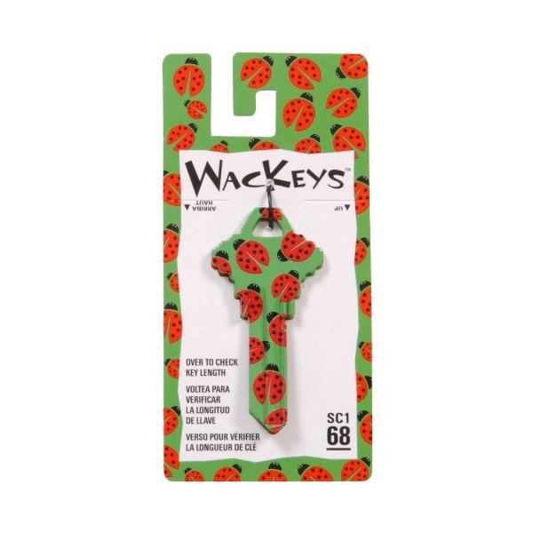 Hillman HILLMAN Wackey Lady Bugs House/Office Universal Key Blank SC1 Single, PK6 - 87395