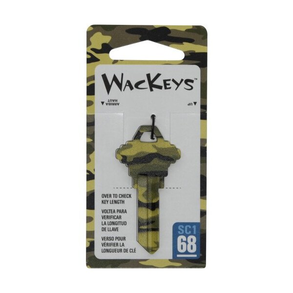 Hillman HILLMAN Wackey Camo House/Office Universal Key Blank SC1 Single - 89912