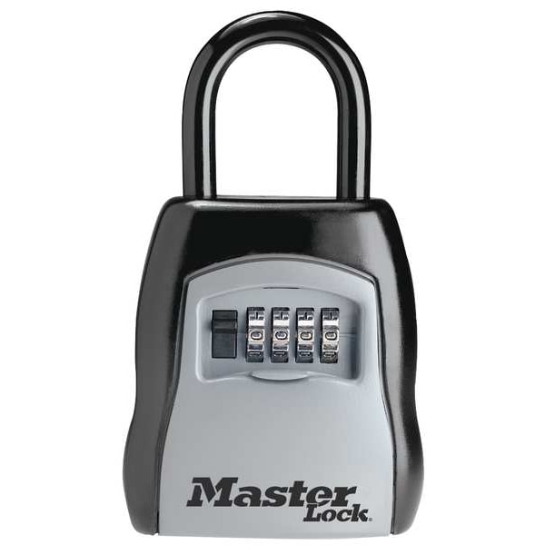 Master Lock Lock Box, Padlock, 5 Keys - 5400D