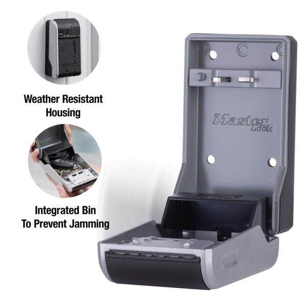 Master Lock Master Lock 5.2 in. H X 3 in. W X 2 in. L Metal 4-Dial Combination Lock Box - 5481D