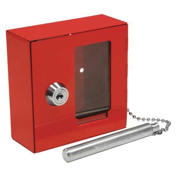 Barska Key Box, Steel, Enamel, 3-3/4inHx1inW - AX11838
