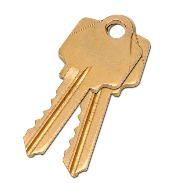 Global Industrial 2 Keys For Mortise Lock Keyed Alike - 603131