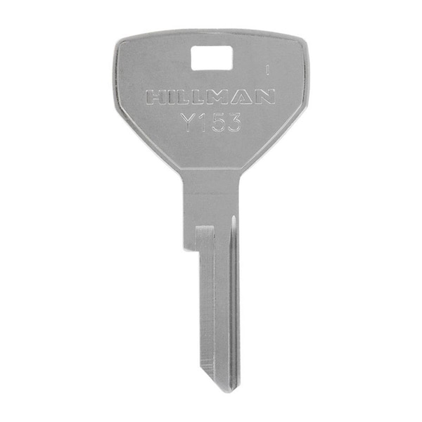 Homecare Products Automotive Universal Key Blank for Y153 Single Sided for Chrysler, Silver - HO3303236
