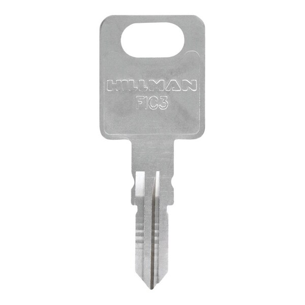 Homecare Products Automotive Universal Key Blank with Double Sided, Silver - HO3307956
