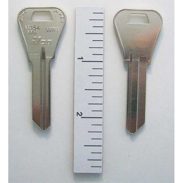 Kaba Ilco Key Blank, Pins 6, PK10 - A1054WB-WR4