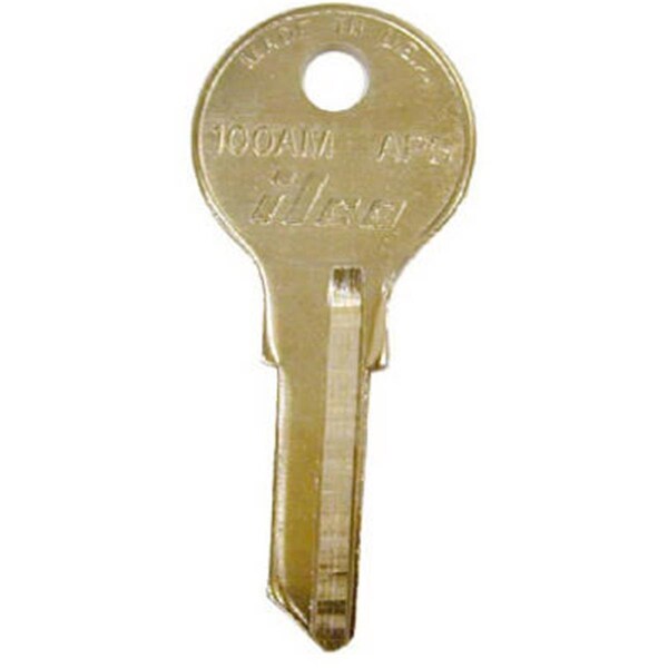Dormakaba AP1-101AM 1.2 x 0.1 in. Ilco Key Blank For Steelcase File Cabinet, 10PK - 487827