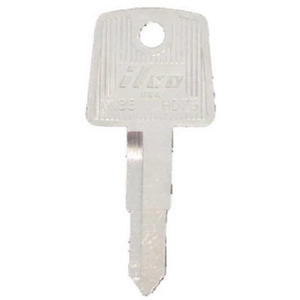 Homecare Products HD75 1.02 x 0.08 in. Ilco Honda Key Blank For Honda Motorcycle, 10PK - HO570946
