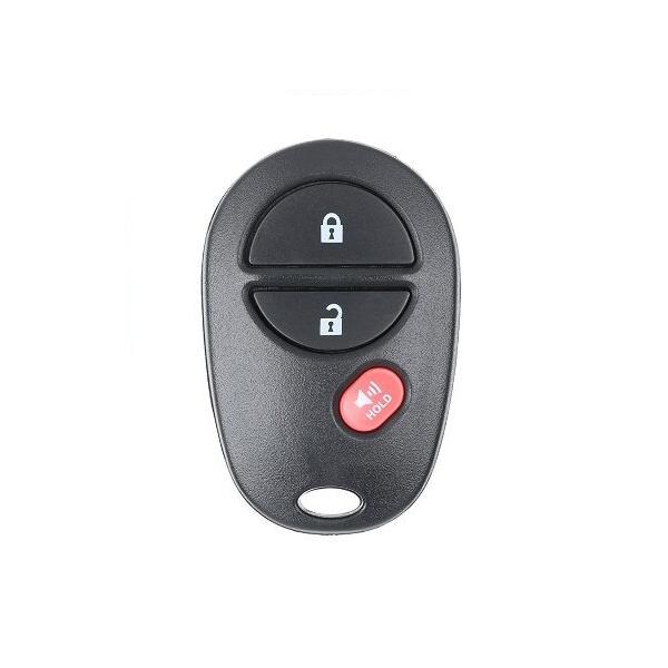 Keyless Factory 2004-2018 Toyota / 3-Button Keyless Entry Remote Shell / PN: 89742-AE010 / GQ43VT20T - ORS-TOY-20T-3