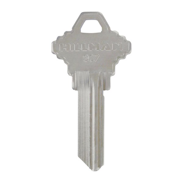 Hillman KeyKrafter House & Office Universal Key Blank; 208 SC7 Single Sided - Pack of 4 - 5935101