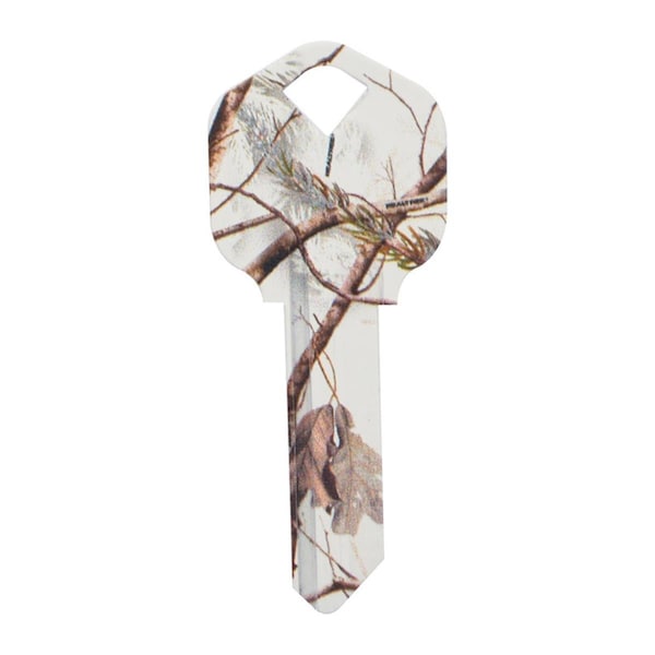 Hillman RealTree Snow House & Office Universal Key Blank for Single Sided - Case of 6 - 5934088