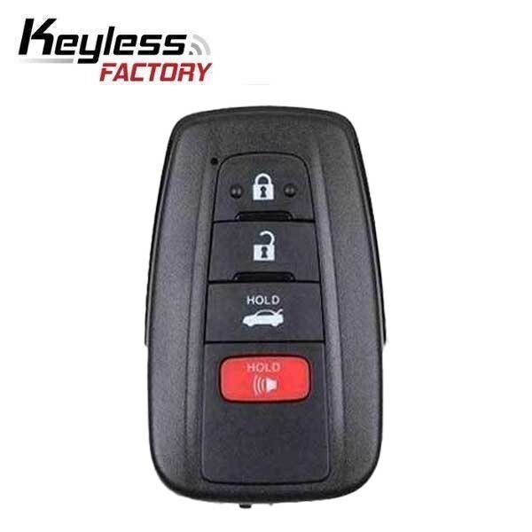 Keyless Factory 2019-2021 Toyota Corolla / 4-Button Smart Key / PN8990H-02030 / HYQ14FBN - RSK-TOY-CRL21