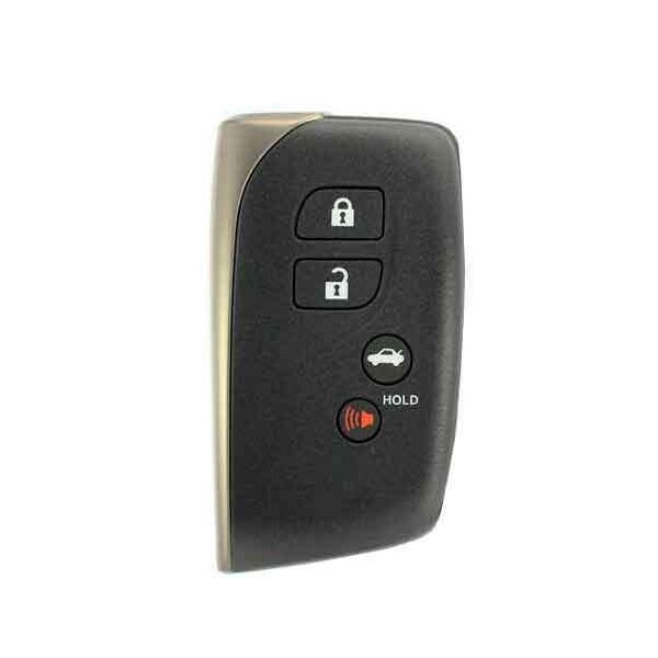 Keyless Factory KeylessFactory: 2013 - 2017 Lexus / 4-Button Smart Key Shell /  HYQ14ACX - SKS-LEX-1668