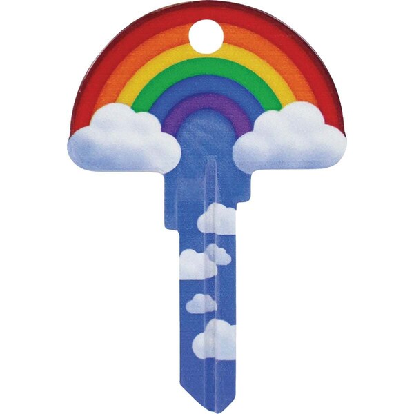 Lucky Line Rainbow Key Shapes Decorative House Key - KW1 - B148K