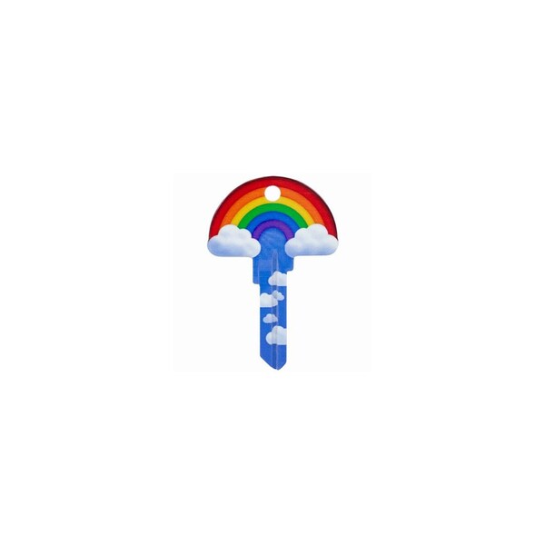 Lucky Line Rainbow Key Shapes Decorative House Key - KW1 - B148K