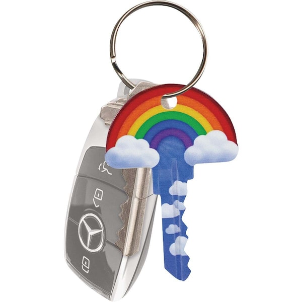 Lucky Line Rainbow Key Shapes Decorative House Key - KW1 - B148K
