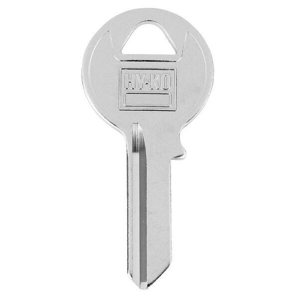Hy-Ko Key Blank, Brass, Nickel-Plated, For: Viro VRH2 Locks - 11010VRH2