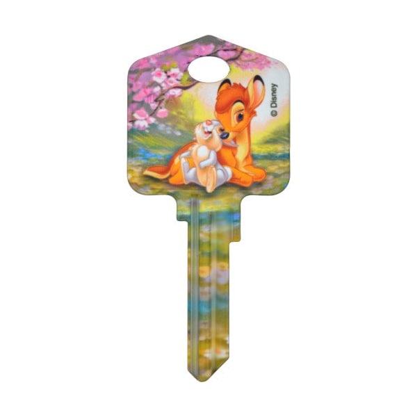 Hillman HILLMAN Disney Bambi and Thumper House Key Blank 66/97 KW1/KW10 Single For Kwikset and Titan Locks - 87642
