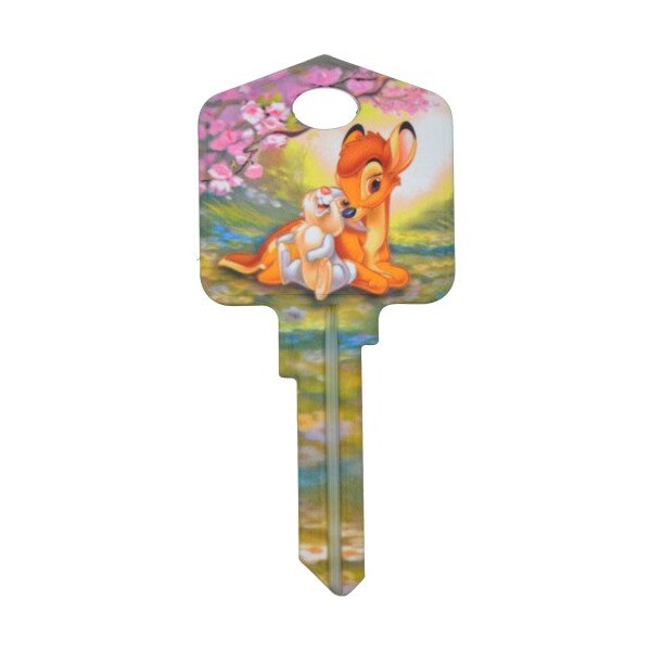Hillman HILLMAN Disney Bambi and Thumper House Key Blank 66/97 KW1/KW10 Single For Kwikset and Titan Locks - 87642