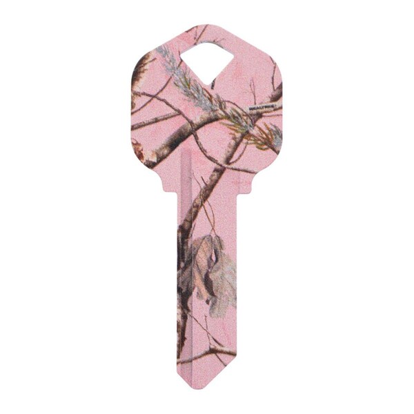 Hillman RealTree Pink House & Office Universal Key Blank for Single Sided - Case of 6 - 5934096