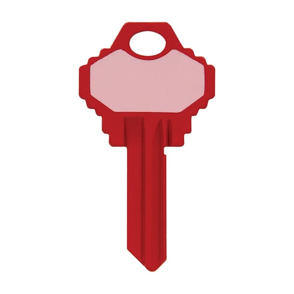 Hillman Write-On-It House & Padlock Universal Key Blank, No.68-SC1 - Pack of 8 - 5931753