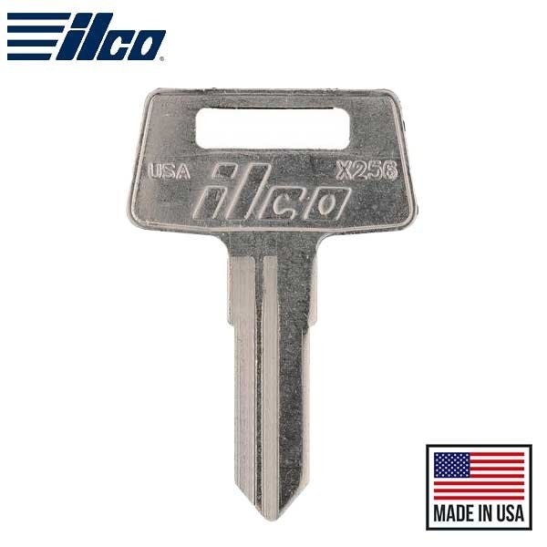 Ilco X256 Key Blank for Kawasaki ATV, Nickle Plated Brass - ILCO-X256