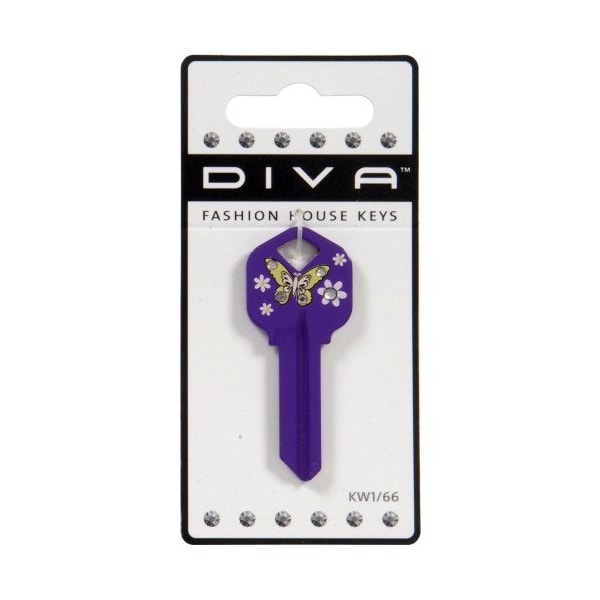 Hillman HILLMAN DIVA Butterfly House/Office Universal Key Blank KW1 Single - 87041