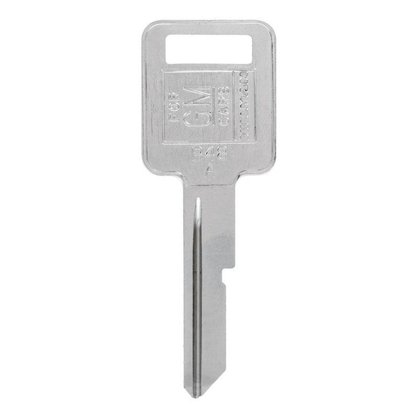 Hillman HILLMAN Traditional Key Automotive Key Blank B48 Single For GM, PK10 - 83298