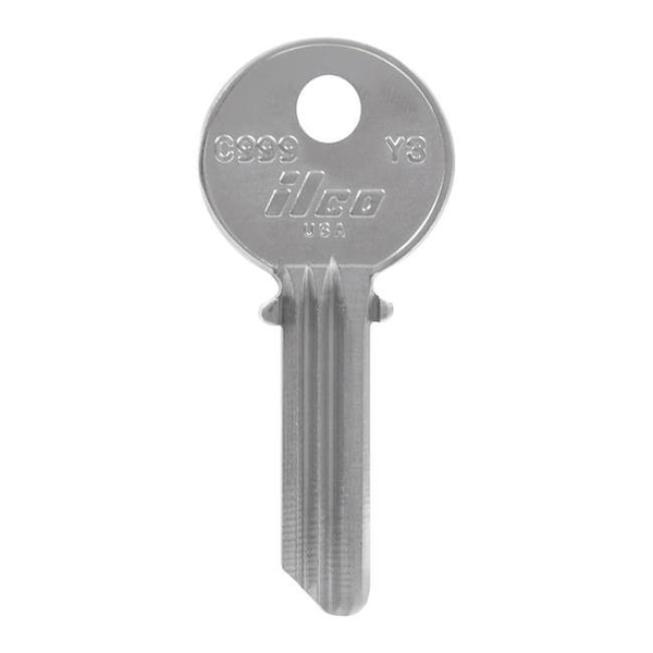 Hillman Hillman 5968672 Traditional Key House & Office Blank Single Sided Universal Key - Pack of 10 - 5968672