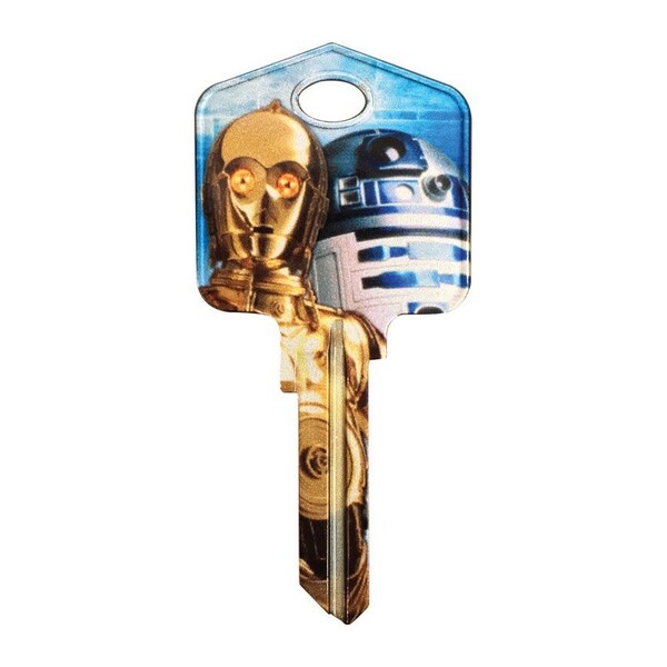 Hillman HILLMAN Star Wars Droids House/Padlock Universal Key Blank KW1/10 Single, PK5 - 94868