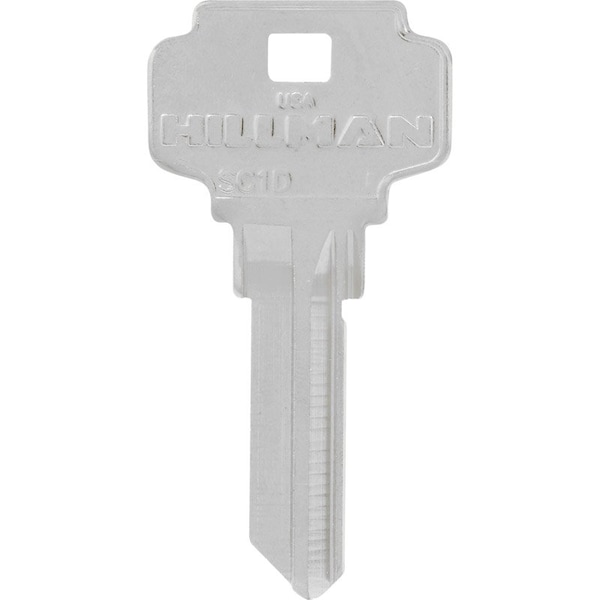 Hillman HILLMAN KeyKrafter House/Office Universal Key Blank 2026 SC1D Single For Schlage Locks, PK4 - 532026
