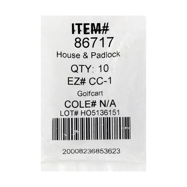 Hillman HILLMAN Club Golf Cart House/Office Universal Key Blank CC-1 Double, PK10 - 86717