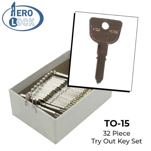Aerolock ALL DOOR LOCKS - 32 Keys - AER-TO15
