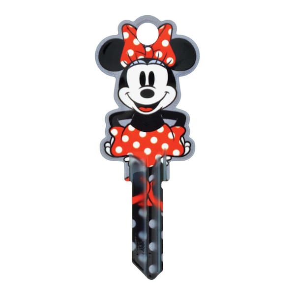 Hillman Disney Minnie House & Padlock Universal Key Blank for Double Sided - Case of 5 - 5005196