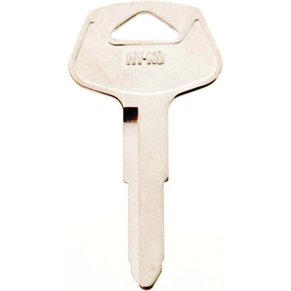 Hy-Ko Automotive Key Blank, Brass, Nickel, For: Toyota Vehicle Locks - 11010TR20